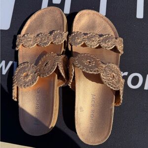 Jack Rogers Women's Gold Sandals